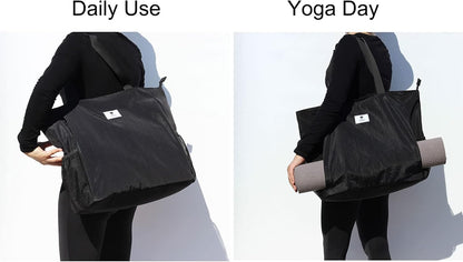 Yoga Mat Bag Yoga Tote Carrier Shoulder Bag Carryall Tote for Office,Yoga,Pilates,Travel,Beach and Gym