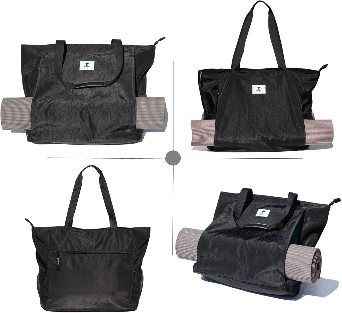 Yoga Mat Bag Yoga Tote Carrier Shoulder Bag Carryall Tote for Office,Yoga,Pilates,Travel,Beach and Gym