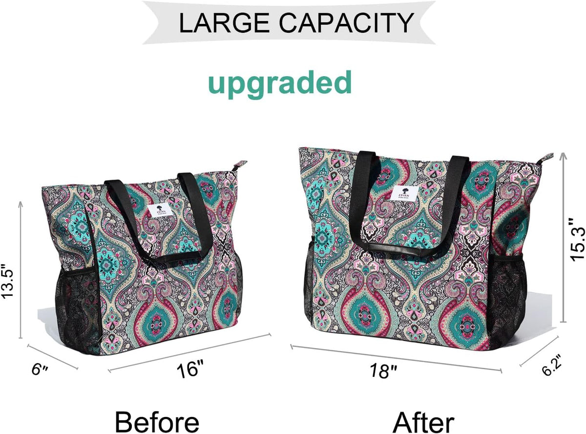 Yoga Mat Bag Yoga Tote Carrier Shoulder Bag Carryall Tote for Office,Yoga,Pilates,Travel,Beach and Gym