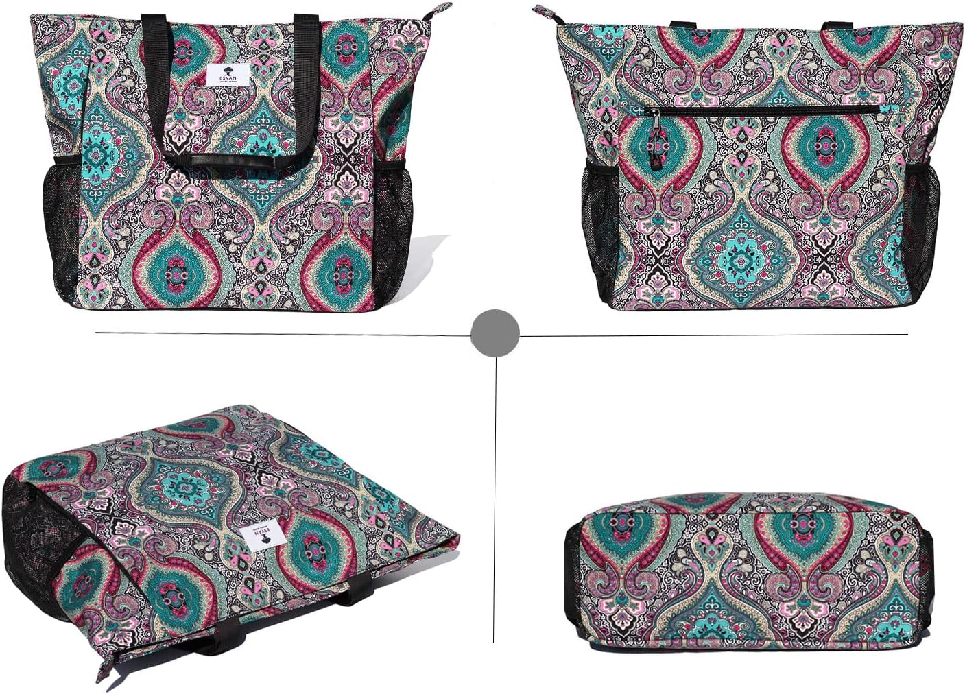 Yoga Mat Bag Yoga Tote Carrier Shoulder Bag Carryall Tote for Office,Yoga,Pilates,Travel,Beach and Gym