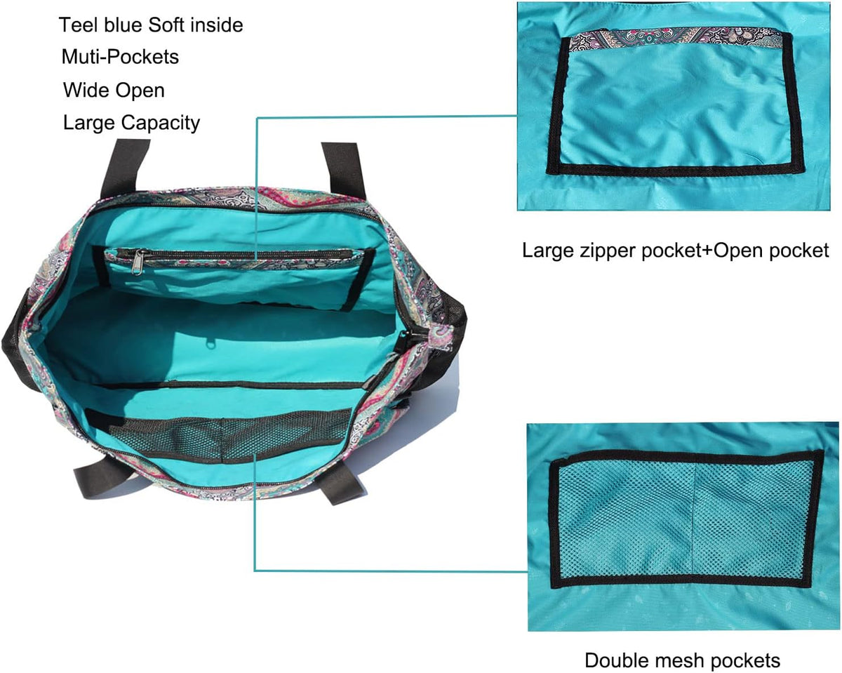 Yoga Mat Bag Yoga Tote Carrier Shoulder Bag Carryall Tote for Office,Yoga,Pilates,Travel,Beach and Gym