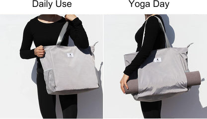 Yoga Mat Bag Yoga Tote Carrier Shoulder Bag Carryall Tote for Office,Yoga,Pilates,Travel,Beach and Gym