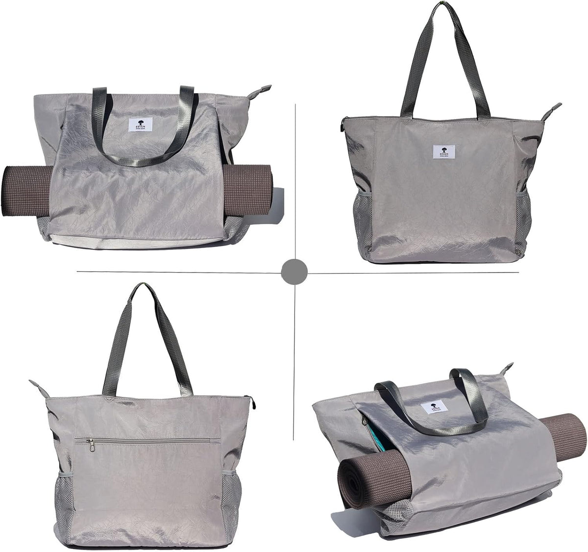 Yoga Mat Bag Yoga Tote Carrier Shoulder Bag Carryall Tote for Office,Yoga,Pilates,Travel,Beach and Gym