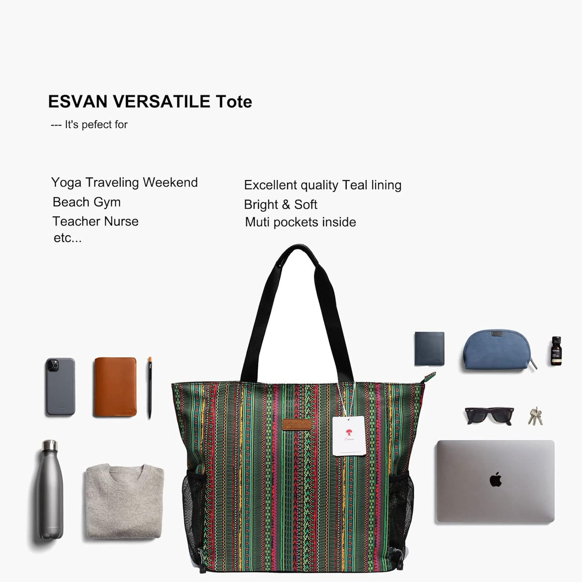Yoga Mat Bag Yoga Tote Carrier Shoulder Bag Carryall Tote for Office,Yoga,Pilates,Travel,Beach and Gym