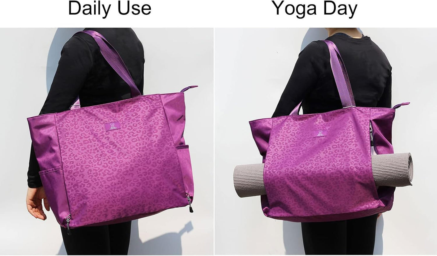 Yoga Mat Bag Yoga Tote Carrier Shoulder Bag Carryall Tote for Office,Yoga,Pilates,Travel,Beach and Gym