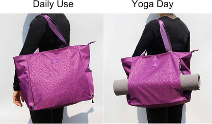 Yoga Mat Bag Yoga Tote Carrier Shoulder Bag Carryall Tote for Office,Yoga,Pilates,Travel,Beach and Gym