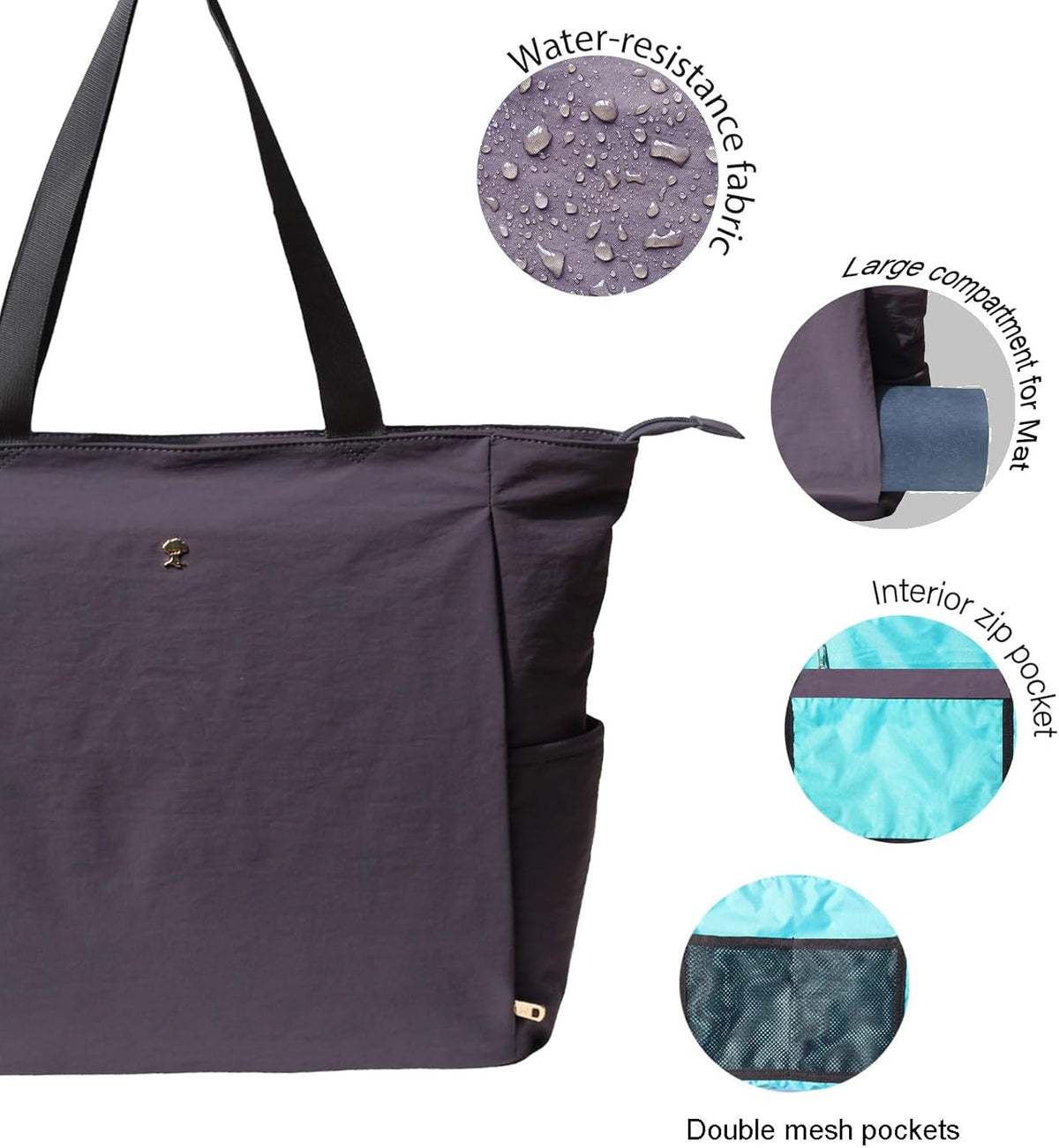 Yoga Mat Bag Yoga Tote Carrier Shoulder Bag Carryall Tote for Office,Yoga,Pilates,Travel,Beach and Gym
