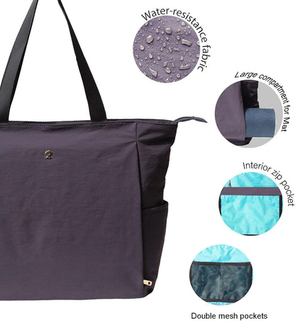 Yoga Mat Bag Yoga Tote Carrier Shoulder Bag Carryall Tote for Office,Yoga,Pilates,Travel,Beach and Gym