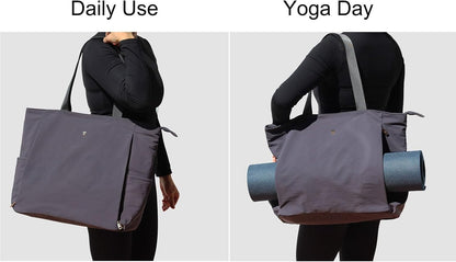 Yoga Mat Bag Yoga Tote Carrier Shoulder Bag Carryall Tote for Office,Yoga,Pilates,Travel,Beach and Gym