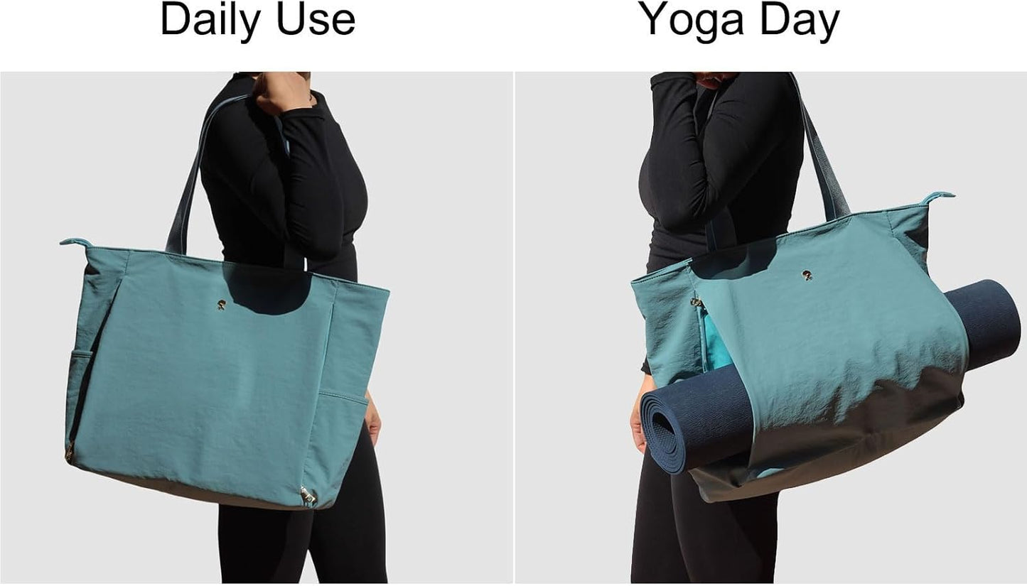 Yoga Mat Bag Yoga Tote Carrier Shoulder Bag Carryall Tote for Office,Yoga,Pilates,Travel,Beach and Gym
