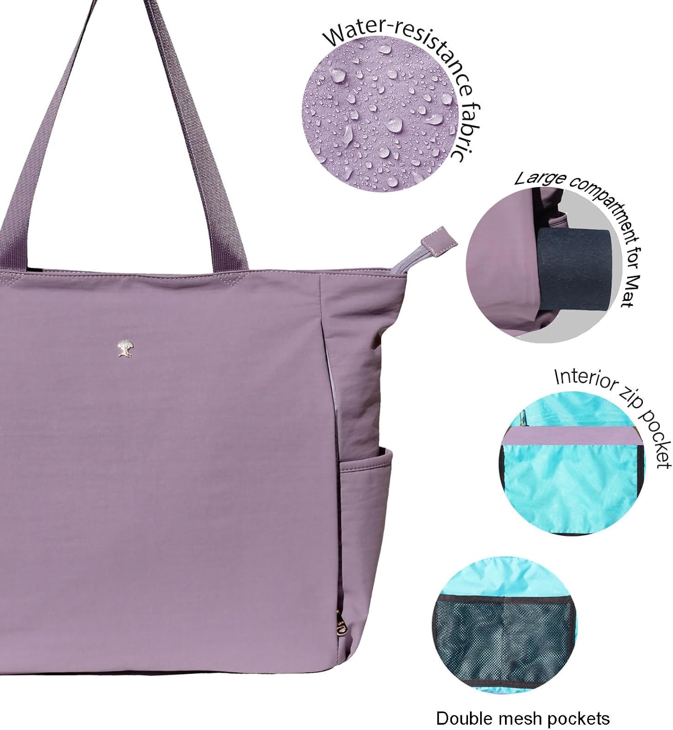 Yoga Mat Bag Yoga Tote Carrier Shoulder Bag Carryall Tote for Office,Yoga,Pilates,Travel,Beach and Gym