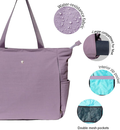Yoga Mat Bag Yoga Tote Carrier Shoulder Bag Carryall Tote for Office,Yoga,Pilates,Travel,Beach and Gym