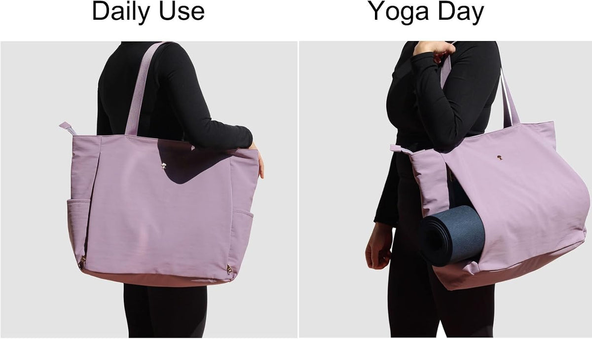 Yoga Mat Bag Yoga Tote Carrier Shoulder Bag Carryall Tote for Office,Yoga,Pilates,Travel,Beach and Gym