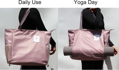 Yoga Mat Bag Yoga Tote Carrier Shoulder Bag Carryall Tote for Office,Yoga,Pilates,Travel,Beach and Gym