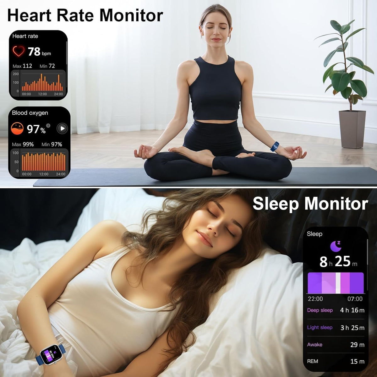 Smart Watch for Men Women (Answer/Make Call), 2026 New 1.91" HD SmartWatch, Fitness Watch with 120+ Sport Modes, IP68 Waterproof, Pedometer, Heart Rate/Sleep Monitor, Activity Tracker for Android iOS