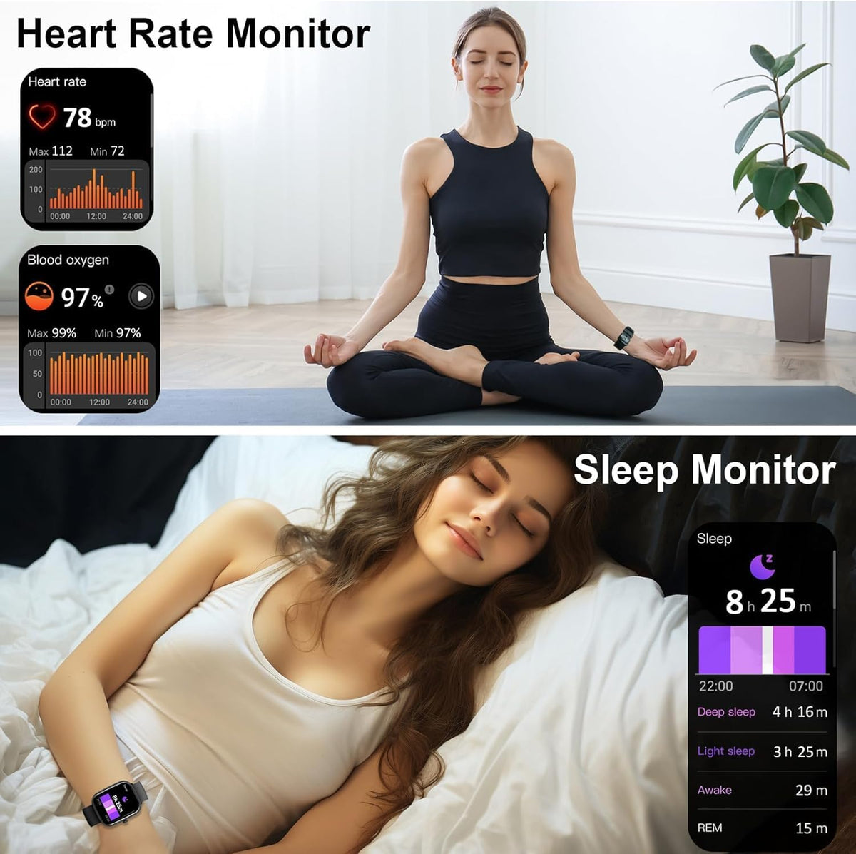 Smart Watch for Men Women (Answer/Make Call), 2026 New 1.91" HD SmartWatch, Fitness Watch with 120+ Sport Modes, IP68 Waterproof, Pedometer, Heart Rate/Sleep Monitor, Activity Tracker for Android iOS