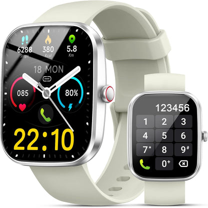 Smart Watch for Men Women (Answer/Make Call), 2026 New 1.91" HD SmartWatch, Fitness Watch with 120+ Sport Modes, IP68 Waterproof, Pedometer, Heart Rate/Sleep Monitor, Activity Tracker for Android iOS
