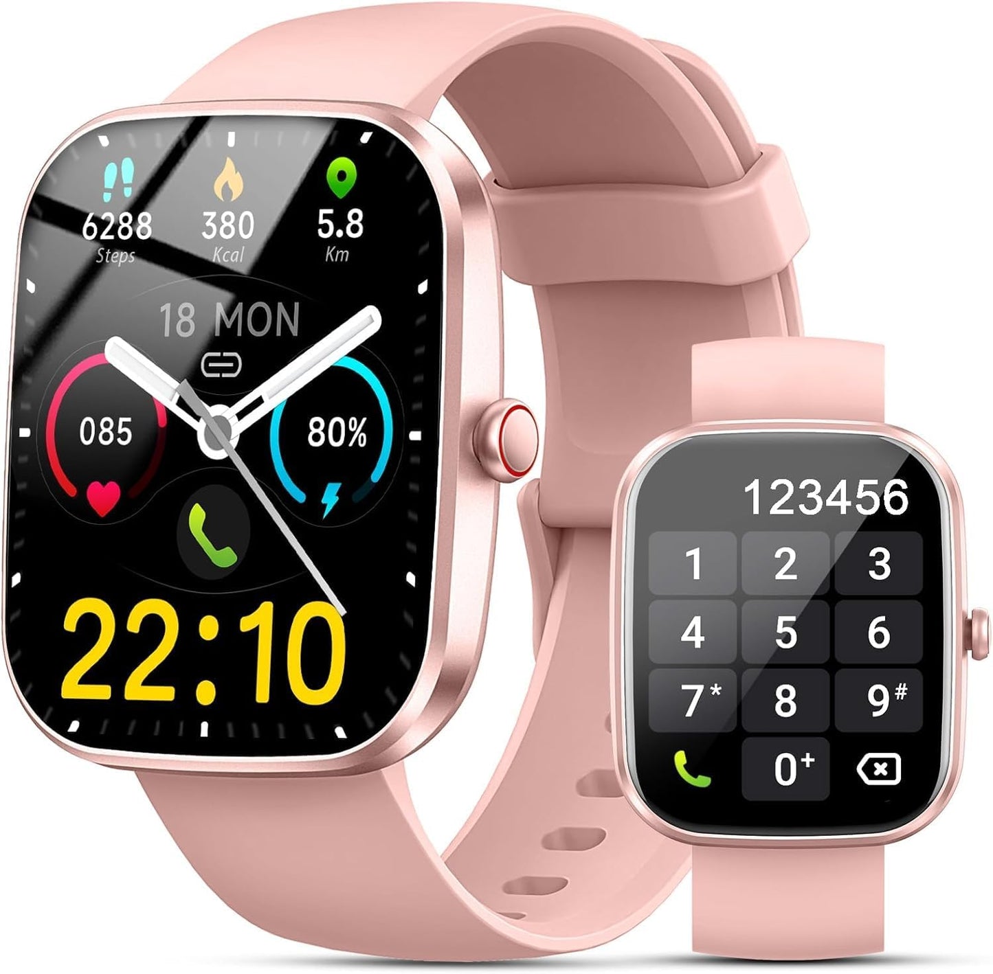 Smart Watch for Men Women (Answer/Make Call), 2026 New 1.91" HD SmartWatch, Fitness Watch with 120+ Sport Modes, IP68 Waterproof, Pedometer, Heart Rate/Sleep Monitor, Activity Tracker for Android iOS