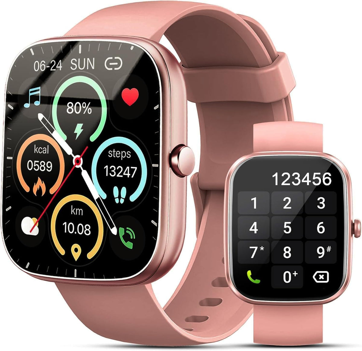 Smart Watch for Men Women (Answer/Make Call), 2026 New 1.91" HD SmartWatch, Fitness Watch with 120+ Sport Modes, IP68 Waterproof, Pedometer, Heart Rate/Sleep Monitor, Activity Tracker for Android iOS