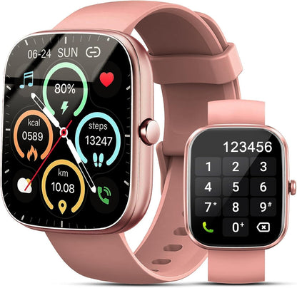 Smart Watch for Men Women (Answer/Make Call), 2026 New 1.91" HD SmartWatch, Fitness Watch with 120+ Sport Modes, IP68 Waterproof, Pedometer, Heart Rate/Sleep Monitor, Activity Tracker for Android iOS