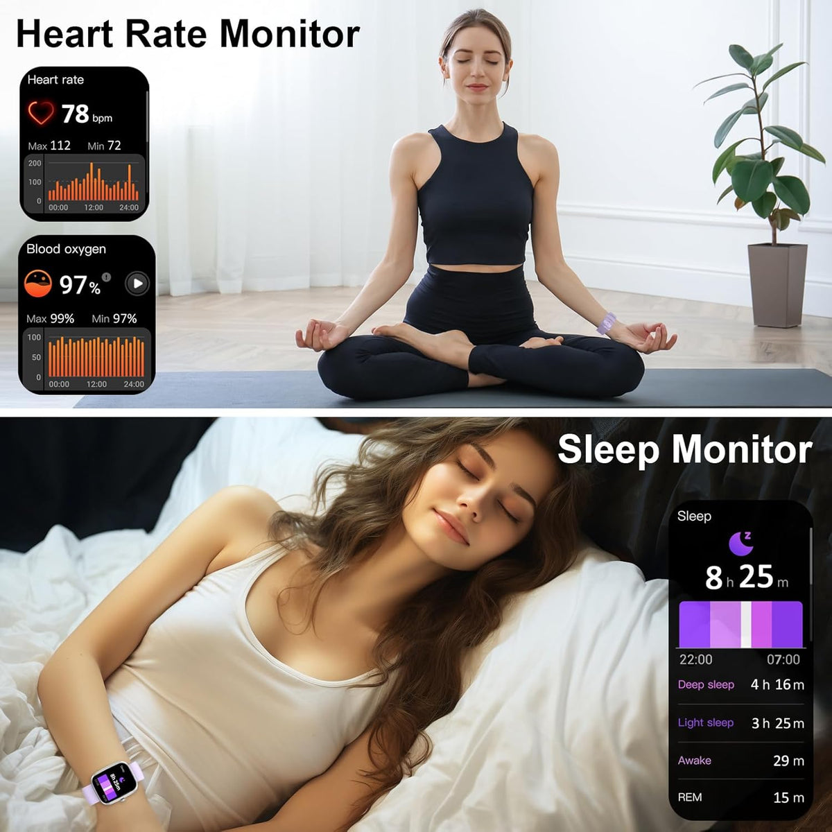 Smart Watch for Men Women (Answer/Make Call), 2026 New 1.91" HD SmartWatch, Fitness Watch with 120+ Sport Modes, IP68 Waterproof, Pedometer, Heart Rate/Sleep Monitor, Activity Tracker for Android iOS