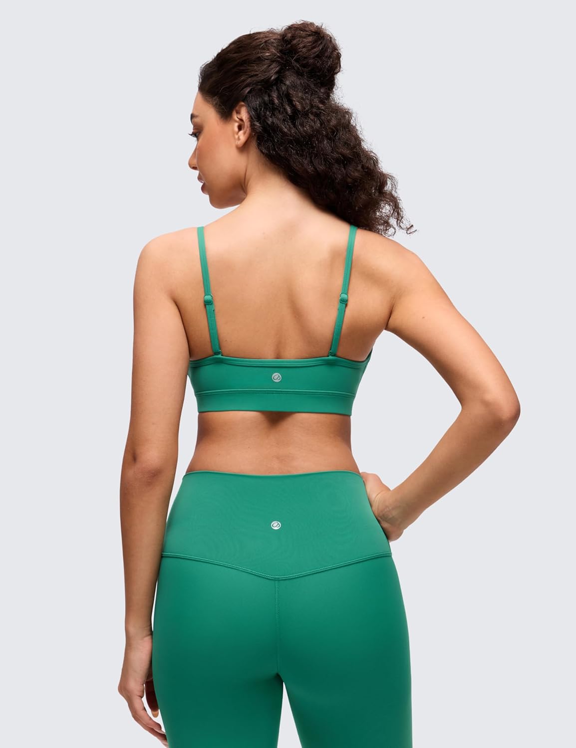 Butterluxe V Neck Sports Bras | Light Support, Removable Pads, Yoga, Extremely Soft, Square Back, Adjustable Spaghetti Straps, for Women