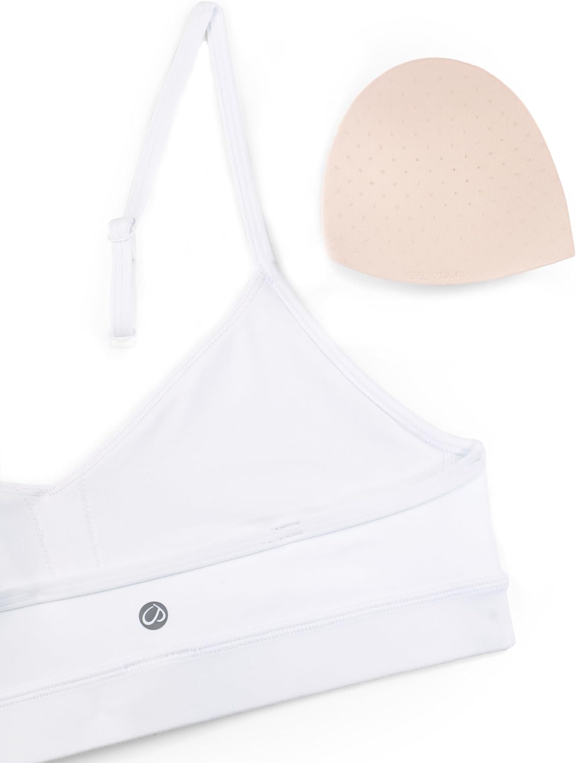 Butterluxe V Neck Sports Bras | Light Support, Removable Pads, Yoga, Extremely Soft, Square Back, Adjustable Spaghetti Straps, for Women