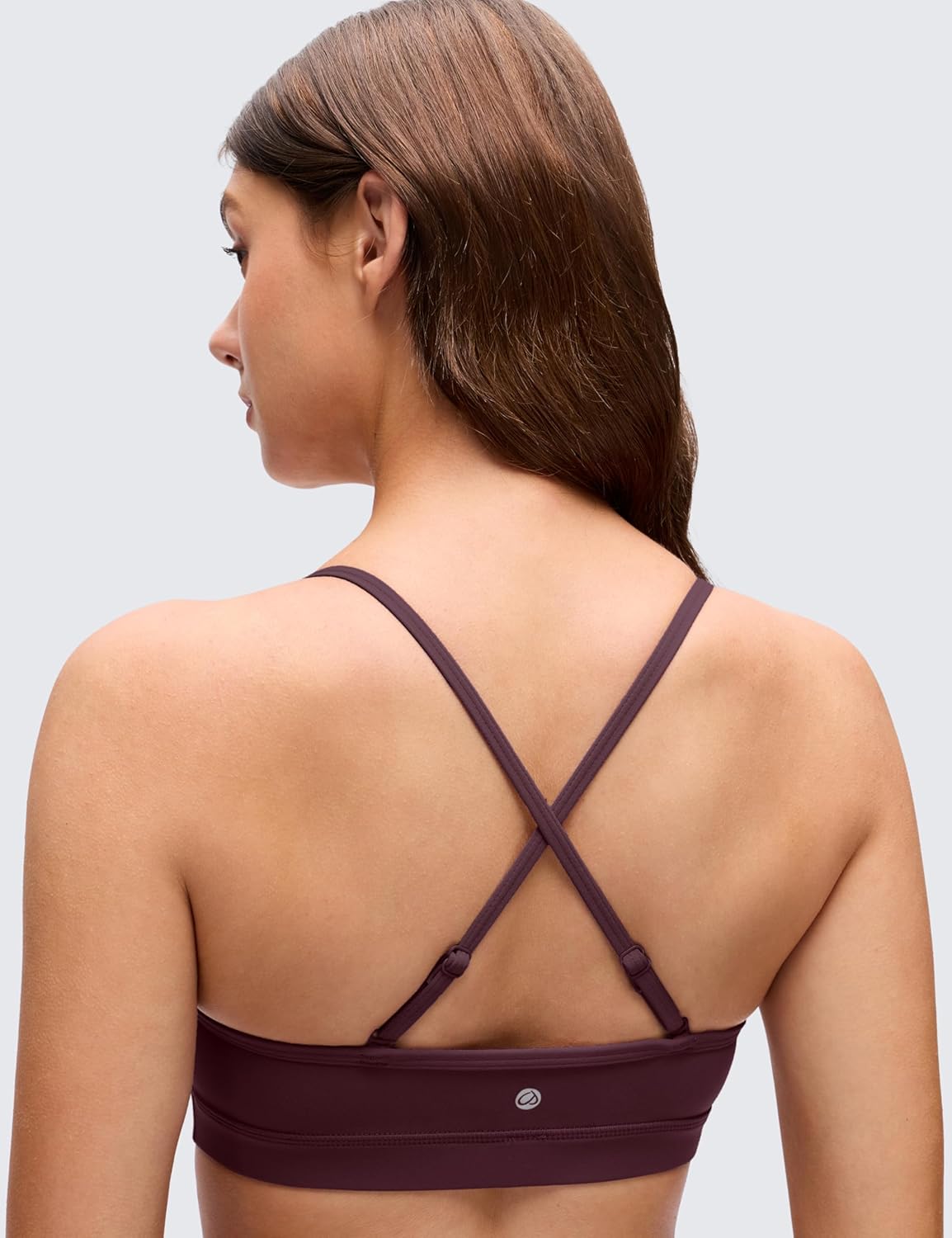 Butterluxe V Neck Sports Bras | Light Support, Removable Pads, Yoga, Extremely Soft, Square Back, Adjustable Spaghetti Straps, for Women