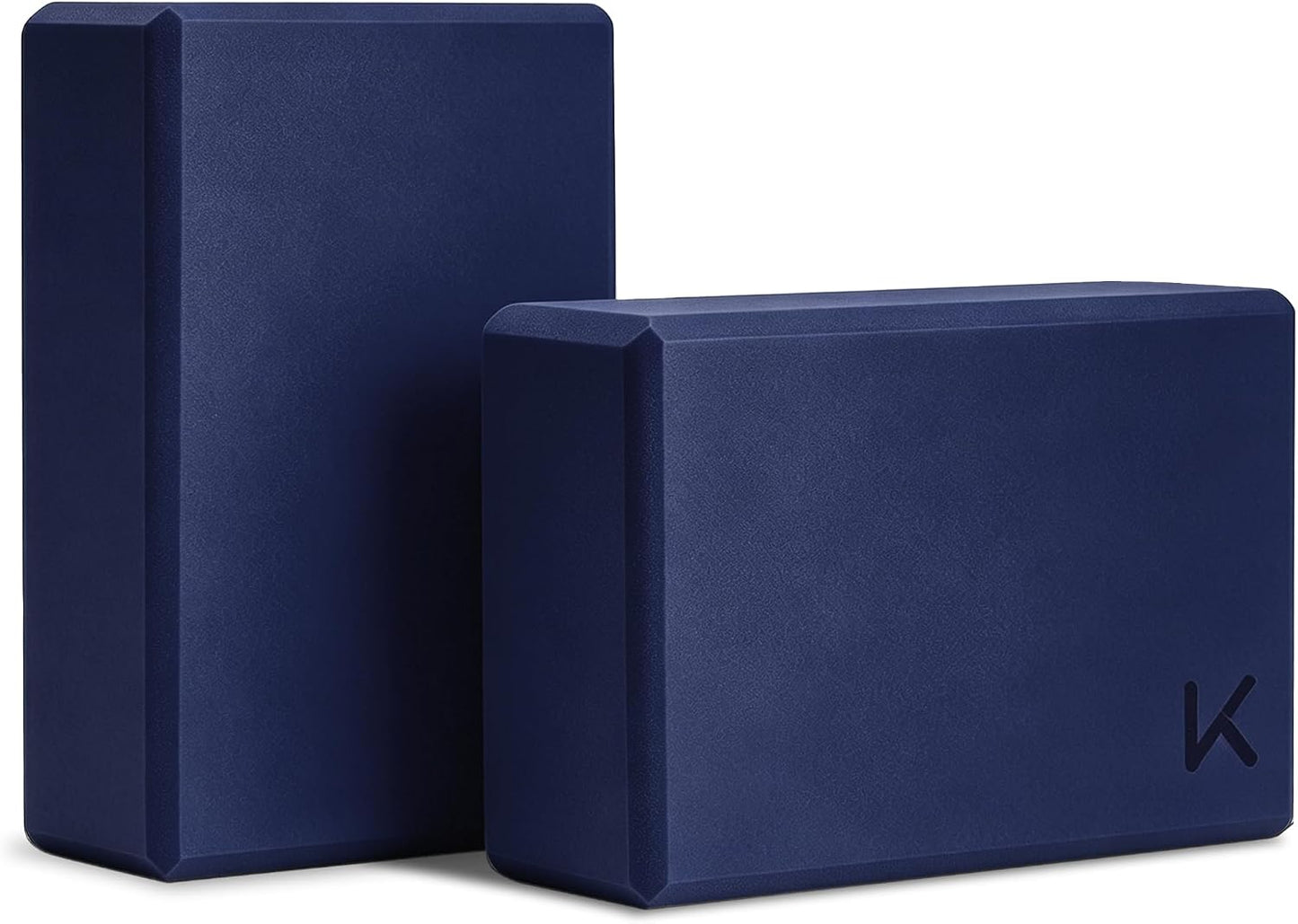 Yoga Block, High-Density EVA Foam 2 Pack Yoga Block with Non-Slip Textured Surface, Supportive, Lightweight - Ideal for Yoga