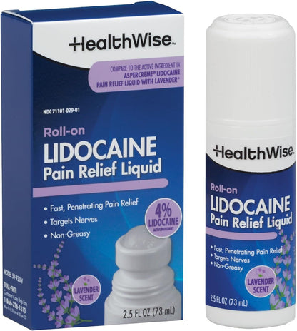 4% Lidocaine Roll-On, 2.5 oz