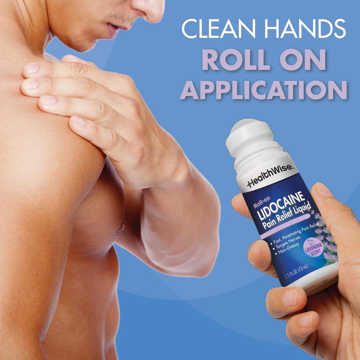 4% Lidocaine Roll-On, 2.5 oz