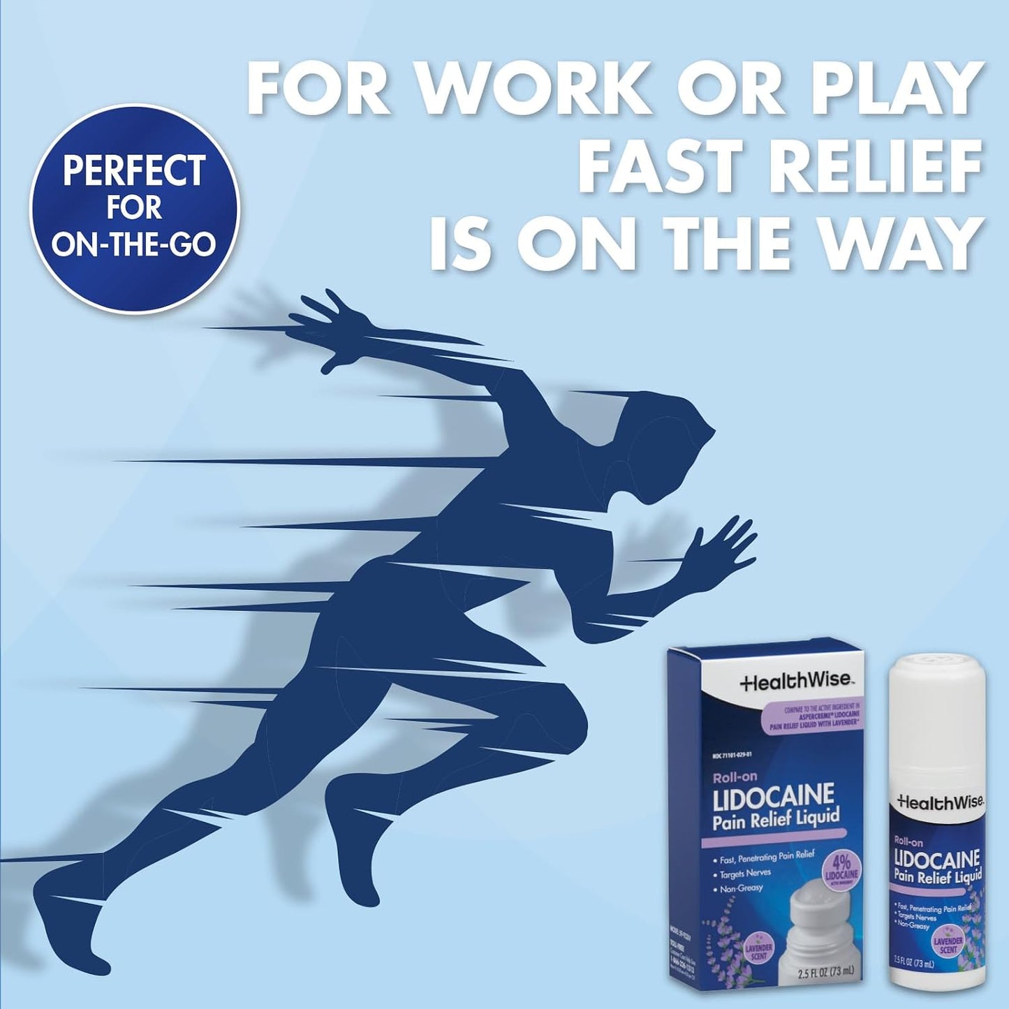 4% Lidocaine Roll-On, 2.5 oz