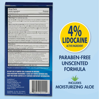 4% Lidocaine Roll-On, 2.5 oz