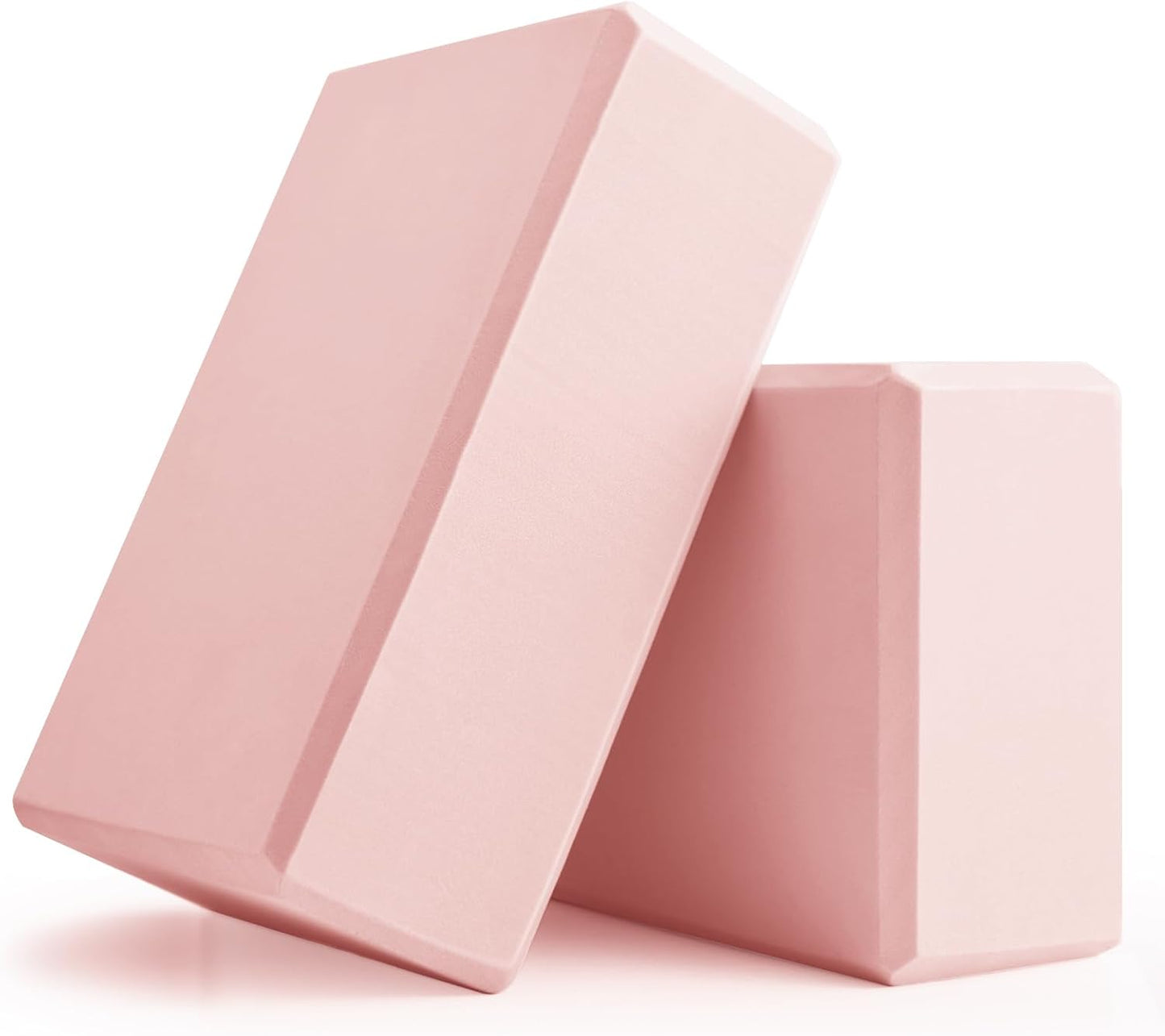 Yoga Blocks 2 Pcs, 9"x6"x3" Yoga Brick Foam Blocks EVA Foam Block Yoga Props Accessories for Yoga Pilates Stretching and Meditation