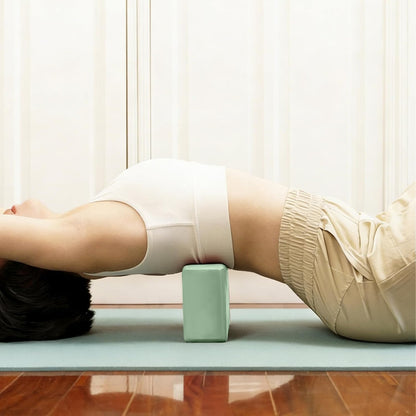 Yoga Blocks 2 Pcs, 9"x6"x3" Yoga Brick Foam Blocks EVA Foam Block Yoga Props Accessories for Yoga Pilates Stretching and Meditation