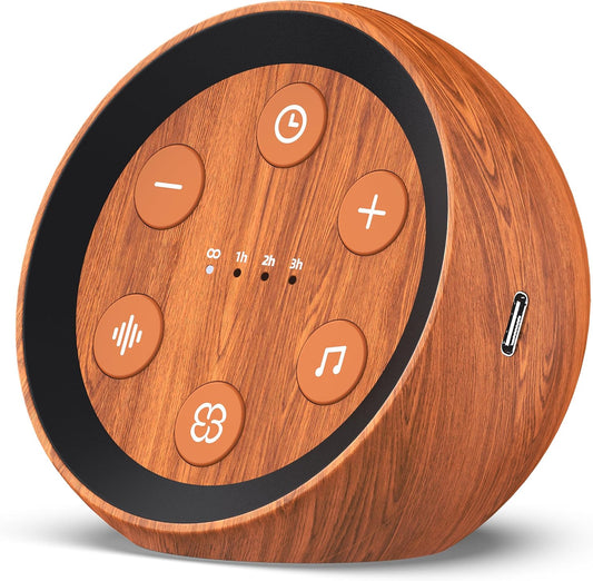 Portable Sound Machine White Noise Machine for Baby Kids Adults Sleeping with 32 Soothing Sounds 32 Volume Levels Brown Noise Machine with 4 Timer Memory Funtion for Travel Office Privacy