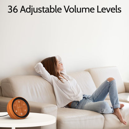 Portable Sound Machine White Noise Machine for Baby Kids Adults Sleeping with 32 Soothing Sounds 32 Volume Levels Brown Noise Machine with 4 Timer Memory Funtion for Travel Office Privacy