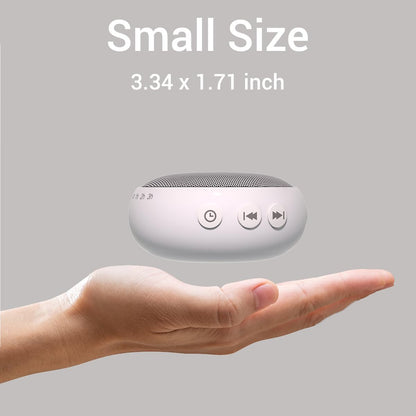 Portable Sound Machine White Noise Machine for Baby Kids Adults Sleeping with 32 Soothing Sounds 32 Volume Levels Brown Noise Machine with 4 Timer Memory Funtion for Travel Office Privacy