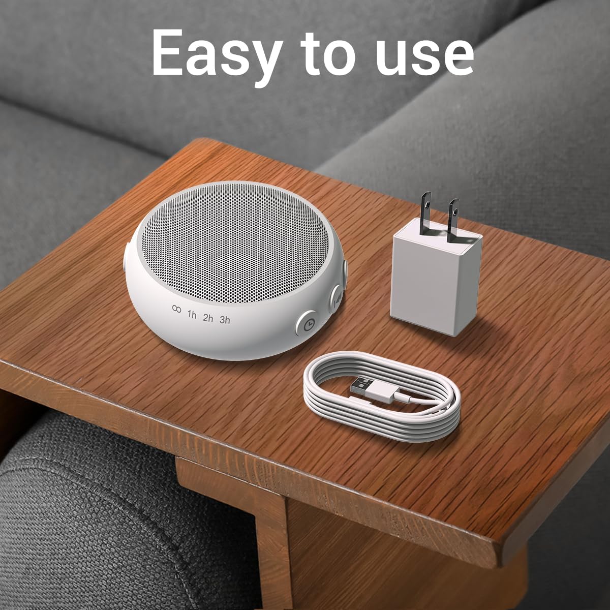 Portable Sound Machine White Noise Machine for Baby Kids Adults Sleeping with 32 Soothing Sounds 32 Volume Levels Brown Noise Machine with 4 Timer Memory Funtion for Travel Office Privacy