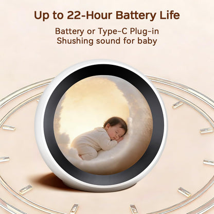 Portable Sound Machine White Noise Machine for Baby Kids Adults Sleeping with 32 Soothing Sounds 32 Volume Levels Brown Noise Machine with 4 Timer Memory Funtion for Travel Office Privacy