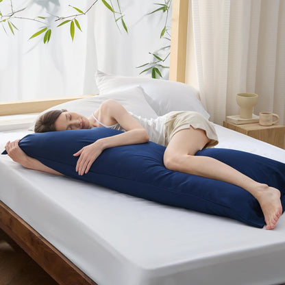 White Pillow Cases Queen Set of 2, 100% Rayon Derived from Bamboo
