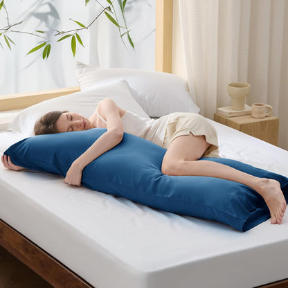 White Pillow Cases Queen Set of 2, 100% Rayon Derived from Bamboo