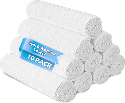 HOMERHYMRE Microfiber Workout Towels, 3 Pack Grey Gym Sweat Sports Towel for Yoga, Tennis, Running, Exercise, Working Out, Camping, Quick Dry, Highly Absorbent, for Women & Men, 16 x 27 Inch