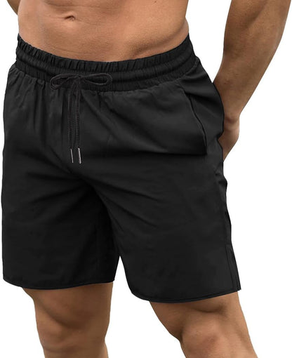 Mens Athletic Shorts 7 Inch Quick Dry Stretch Lightweight Gym Workout Shorts with Pockets