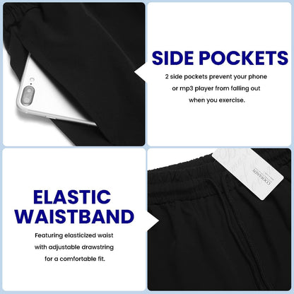 Mens Athletic Shorts 7 Inch Quick Dry Stretch Lightweight Gym Workout Shorts with Pockets