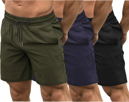Mens Athletic Shorts 7 Inch Quick Dry Stretch Lightweight Gym Workout Shorts with Pockets