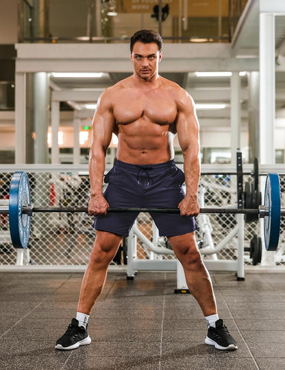 Mens Athletic Shorts 7 Inch Quick Dry Stretch Lightweight Gym Workout Shorts with Pockets