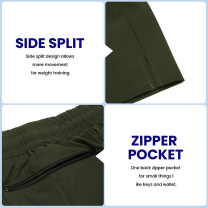 Mens Athletic Shorts 7 Inch Quick Dry Stretch Lightweight Gym Workout Shorts with Pockets