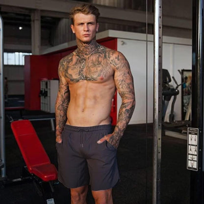 Mens Athletic Shorts 7 Inch Quick Dry Stretch Lightweight Gym Workout Shorts with Pockets