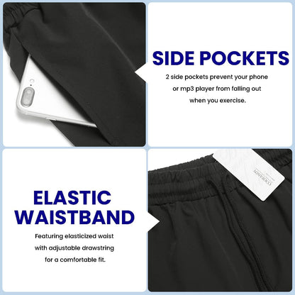 Mens Athletic Shorts 7 Inch Quick Dry Stretch Lightweight Gym Workout Shorts with Pockets